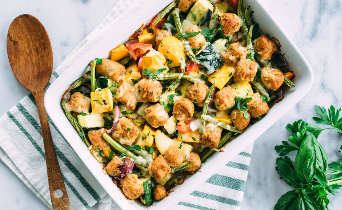 Sausage And Veggie Bake